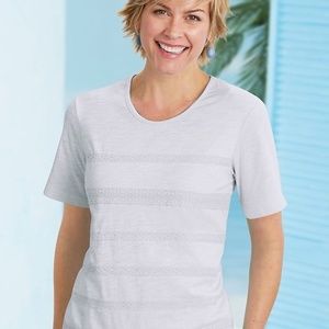 😀 3 for $20 NEW American Sweetheart Lace Blouse